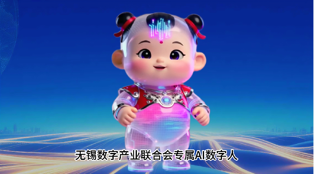 科技赋能 | 锡数联专属 AI 数字人惊艳亮相，港湾科技实力解锁数字新形态
